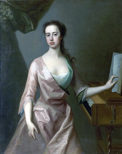 Frances, Lady Byron, troisième épouse du 4e Lord Byron, 1720 - Michael Dahl